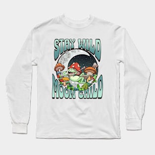 Stay Wild Moon Child Cartoon Long Sleeve T-Shirt